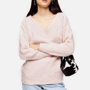 NWT TOPSHOP Pink Knitted Sweater